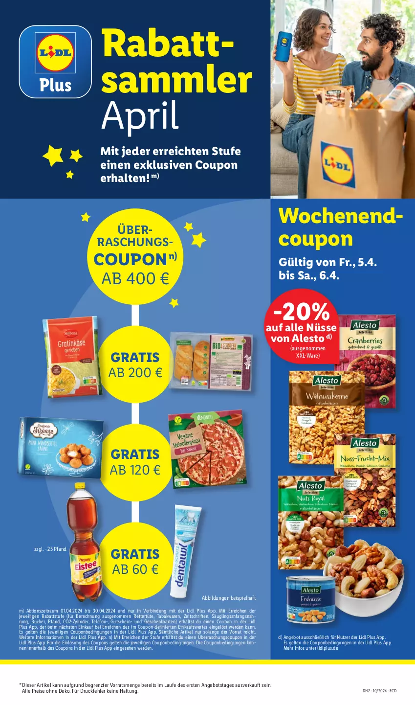 Aktueller Prospekt Lidl - Aktionsprospekt - von 02.04 bis 06.04.2024 - strona 5 - produkty: alesto, angebot, coupon, coupons, eis, erde, gutschein, pril, reis, telefon, Ti, Tüte, ZTE