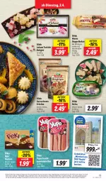 Gazetka promocyjna Lidl - Aktionsprospekt - Gazetka - ważna od 06.04 do 06.04.2024 - strona 17 - produkty: angebot, buch, Doppelkekse, eis, frucht, früchte, fruchtgummi, fruchtgummis, keks, kekse, kuchen, mars, milch, reifen, reis, reiseveranstalter, schoko, schokolade, Ti, usb, ZTE