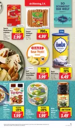 Gazetka promocyjna Lidl - Aktionsprospekt - Gazetka - ważna od 06.04 do 06.04.2024 - strona 19 - produkty: angebot, bulgur, eis, Geflügel, hirtenkäse, Käse, LG, olive, oliven, reis, rind, rinder, schinken, schnittkäse, Spezi, Ti, Vegeta, wein, wiener, ZTE