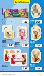 Gazetka promocyjna Lidl - Aktionsprospekt - Gazetka - ważna od 06.04 do 06.04.2024 - strona 23 - produkty: angebot, antipasti, asti, auer, baguette, dressing, eis, elle, fleisch, fleischsalat, kartoffel, kartoffelsalat, knoblauch, kräuter, pasta, reis, salat, salate, teller, Ti, ZTE