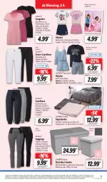 Gazetka promocyjna Lidl - Aktionsprospekt - Gazetka - ważna od 06.04 do 06.04.2024 - strona 25 - produkty: angebot, Bau, baumwolle, Cap, caprihose, coupon, decke, eis, esmara, gin, hocker, hose, jeans, livergy, Persona, Pyjama, reine baumwolle, reis, Ria, shirt, Sitzauflage, Sitztruhe, tagesdecke, Ti, wolle, ZTE