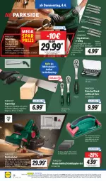 Gazetka promocyjna Lidl - Aktionsprospekt - Gazetka - ważna od 06.04 do 06.04.2024 - strona 38 - produkty: akku, angebot, Arbeitsleuchte, dell, eis, Elektro, elle, Holz, Japansäge, latte, Leuchte, Mode, ndk, papier, Parkside, reis, Ria, Säbelsäge, säge, Schal, Schale, Schleifpapier, Steckschlüsselsatz, Ti, ZTE