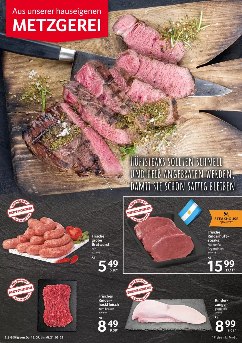 Aktueller Prospekt Selgros - Food - von 15.09 bis 21.09.2022 - strona 2 - produkty: braten, eis, ente, fleisch, hackfleisch, reis, rind, rinder, tee, Ti