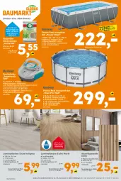 Gazetka promocyjna  - Gazetka - ważna od 23.05 do 23.05.2026 - strona 16 - produkty: abdeckplane, aqua, auer, beutel, eis, globus fachmärkte, korb, laminat, laminatboden, landhausdiele, led-licht, LG, natur, natura, paneel, pool, rasen, rasensamen, reis, Ria, Schal, steel pro, tee, Ti, wasser