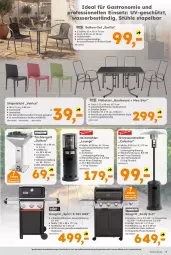 Gazetka promocyjna  - Gazetka - ważna od 23.05 do 23.05.2026 - strona 5 - produkty: auer, Bau, edelstahl, eis, elle, flasche, gasgrill, grill, grillrost, LG, möbel, piezo-zündung, stapelstuhl, stuhl, Stühl, Ti, tisch, Trichtergrill, wasser, WICK, Windschutz