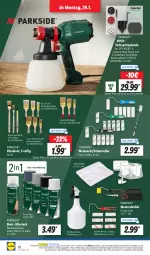 Gazetka promocyjna Lidl - Aktionsprospekt - Gazetka - ważna od 03.02 do 03.02.2024 - strona 24 - produkty: angebot, arla, aust, Behälter, Brei, dell, eis, elle, Holz, holzschutz, lack, Mode, ndk, Parkside, Pinsel, Pinselset, reis, Roller, Schal, Schale, Ti, ZTE