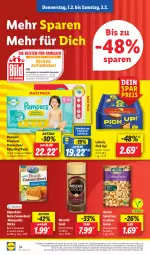 Gazetka promocyjna Lidl - Aktionsprospekt - Gazetka - ważna od 03.02 do 03.02.2024 - strona 42 - produkty: alesto, Alpenhain, angebot, angebote, camembert, Cashew, cashewkerne, coupon, eis, leibniz, mozzarella, natur, Nescafé, nescafé gold, pampers, Pants, Pick Up!, preisvorteil, reis, rel, Ti