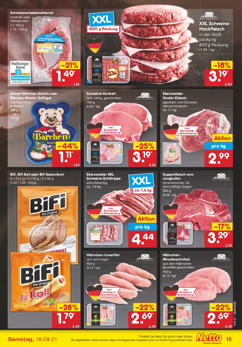 Aktueller Prospekt Netto Marken-Discount - Filial Angebote - von 13.09 bis 18.09.2021 - strona 15