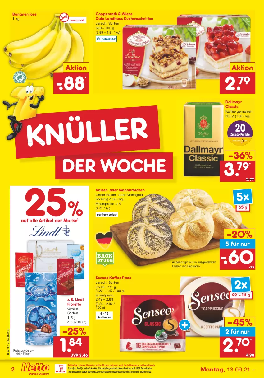 Aktueller Prospekt Netto Marken-Discount - Filial Angebote - von 13.09 bis 18.09.2021 - strona 2