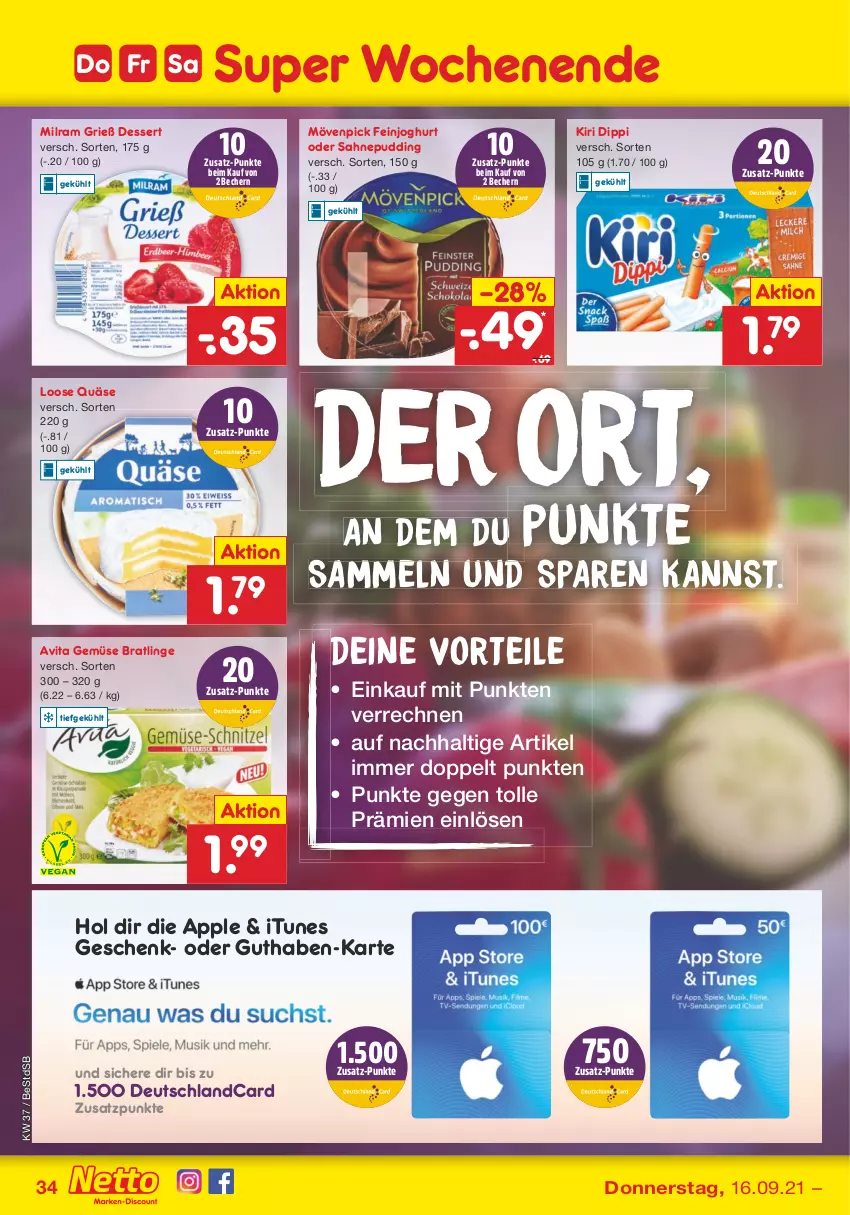 Aktueller Prospekt Netto Marken-Discount - Filial Angebote - von 13.09 bis 18.09.2021 - strona 34