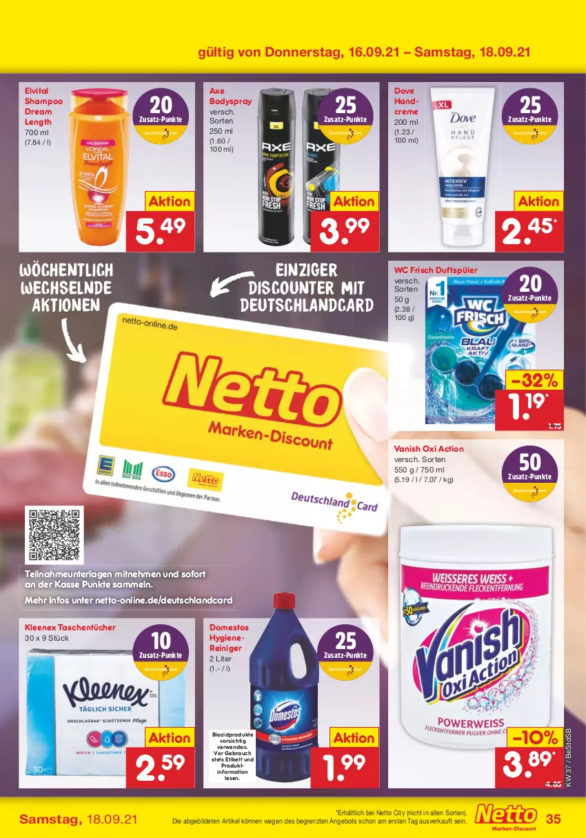 Aktueller Prospekt Netto Marken-Discount - Filial Angebote - von 13.09 bis 18.09.2021 - strona 35