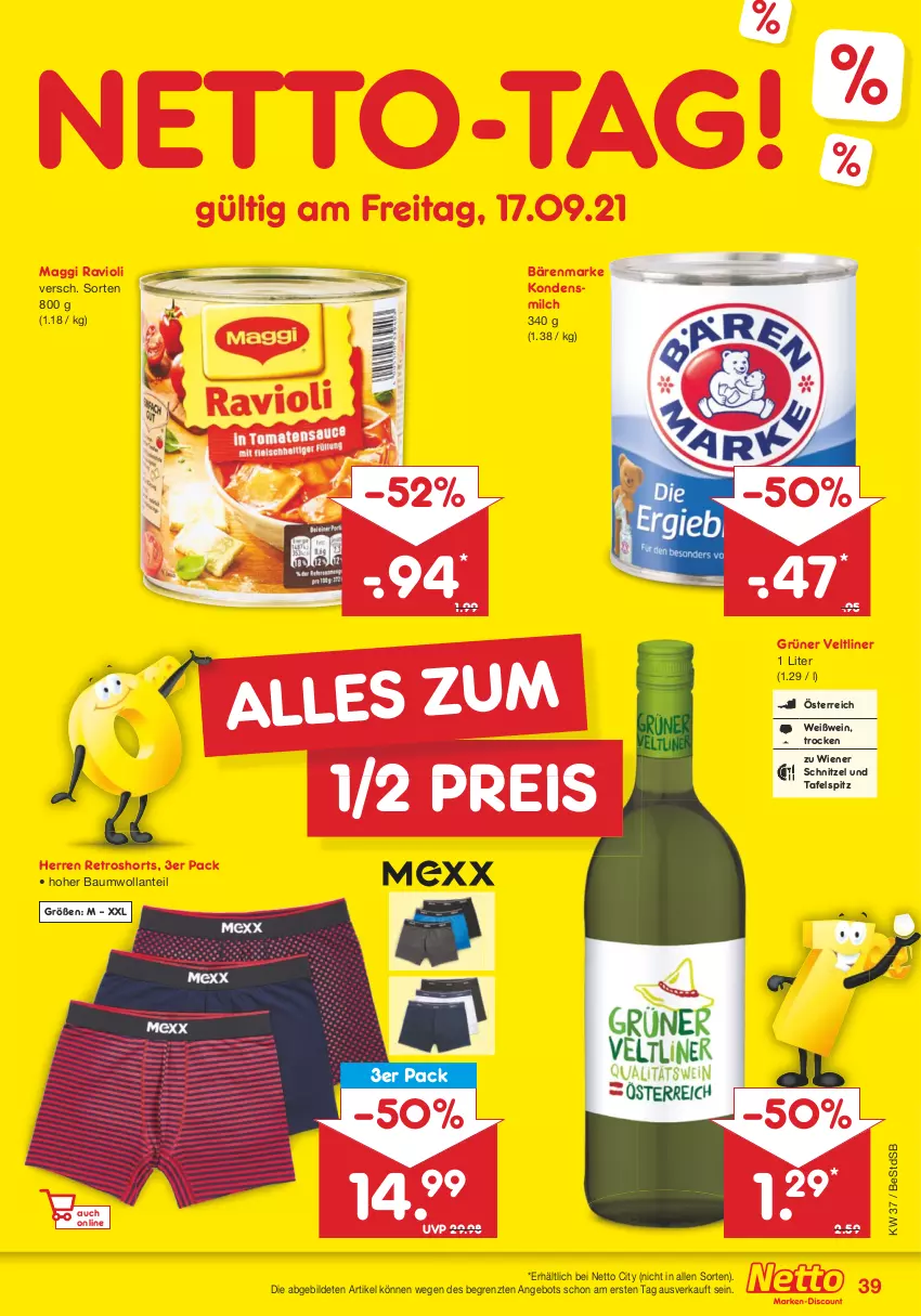 Aktueller Prospekt Netto Marken-Discount - Filial Angebote - von 13.09 bis 18.09.2021 - strona 39