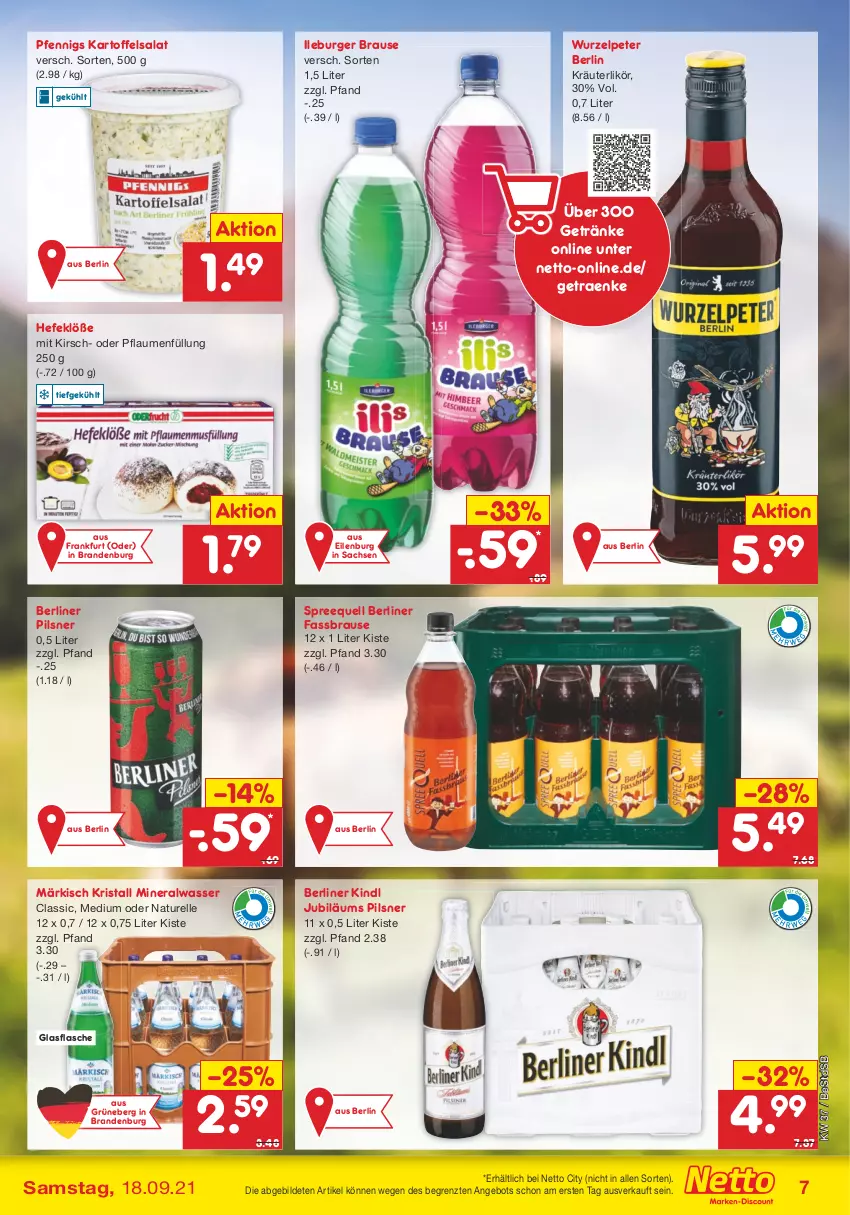 Aktueller Prospekt Netto Marken-Discount - Filial Angebote - von 13.09 bis 18.09.2021 - strona 7