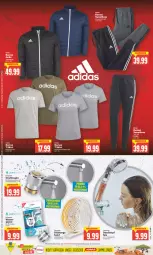 Gazetka promocyjna E Center - Angebote der Woche - Gazetka - ważna od 30.09 do 30.09.2023 - strona 17 - produkty: Adidas, angebot, angebote, armatur, armaturen, braun, burger, dusche, easymaxx, edelstahl, hamburger, shirt, T-Shirt, Ti, wasser