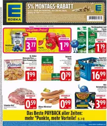 Gazetka promocyjna Edeka - Prospekte - Gazetka - ważna od 03.05 do 03.05.2025 - strona 1 - produkty: beutel, Dr. Oetker, erde, felix, flammkuchen, hartweizen, katzennahrung, korn, kuchen, lamm, paprika, paprika rot, pasta, payback, pizza, ristorante, ristorante pizza, schwein, schweine, Ti, wein, weine, wiener, wiener würstchen, würstchen