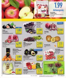 Gazetka promocyjna Diska - Prospekte - Gazetka - ważna od 14.10 do 14.10.2023 - strona 3 - produkty: aktionspreis, avocado, Bau, beere, beeren, burger, deka, eis, Elan, ente, erdbeere, erdbeeren, Feigen, fisch, kiwi, Kiwi Gold, korb, mandarine, mandarinen, nuss, paprika, paprika mix, reis, Schal, Schale, tafeläpfel, tafeltrauben, Ti, trauben