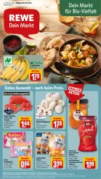 Gazetka promocyjna Rewe - Prospekte - Gazetka - ważna od 08.06 do 08.06.2024 - strona 1 - produkty: aktionspreis, aprikose, aufstrich, banane, bananen, beere, bio, braten, champignon, champignons, eis, erdbeere, fleisch, frucht, fruchtaufstrich, fruchtgummi, gulasch, jungbullen, katjes, konfitüre, reis, rind, rinder, rinder-rouladen, rouladen, Schal, Schale, schöfferhofer, Schwartau, telefon, Ti, uhr