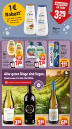 Gazetka promocyjna Rewe - Prospekte - Gazetka - ważna od 08.06 do 08.06.2024 - strona 17 - produkty: auer, burgunder, bürste, cabernet, coupon, creme, dove, Dr. Best, duschcreme, duschgel, eis, flüssigseife, garnier, gin, grauer burgunder, honig, Odol, Odol-med 3, olive, palmolive, reis, Seife, shampoo, sofortrabatt, spülung, Ti, Wahre Schätze, wein, zahnbürste, zahncreme