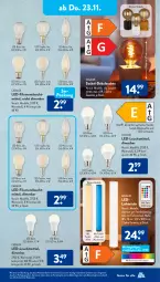 Gazetka promocyjna AldiSud - IN ZWEI WOCHEN - Gazetka - ważna od 25.11 do 25.11.2023 - strona 16 - produkty: alle artikel ohne dekoration, Dekoleuchte, dekoration, dell, elle, fernbedienung, gin, kerze, LED-Kerze, led-licht, leds, Leuchte, leuchtmittel, Mode, Ti, ZTE