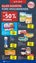 Gazetka promocyjna AldiSud - IN ZWEI WOCHEN - Gazetka - ważna od 25.11 do 25.11.2023 - strona 22 - produkty: apfel, bärenmarke, butter, butterkäse, deli reform, eis, elle, gouda, jacobs, Käse, kirsch, konfitüre, kräuter, landkäse, landliebe, LG, milka, milkana, ndk, orange, reis, sahne, Schal, Schale, schlagsahne, Schmelzkäse, schmelzkäsezubereitung, teller, Ti, tisch