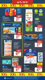 Gazetka promocyjna AldiSud - IN ZWEI WOCHEN - Gazetka - ważna od 25.11 do 25.11.2023 - strona 30 - produkty: almare, aqua, bio, creme, eis, filet, filets, fisch, fische, Fischer, fischstäbchen, garnelen, hering, Herings, heringsfilets, lachs, lachsfilet, Räucherlachs, reis, ring, rwe, Schere, Ti, Tiger-Garnelen, tomate, tomaten