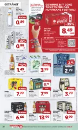 Gazetka promocyjna Combi - Prospekte - Gazetka - ważna od 11.05 do 11.05.2024 - strona 21 - produkty: Alwa, bier, coca-cola, cola, eis, elle, erdinger, flasche, fleisch, frucht, fruchtfleisch, getränk, getränke, hella, Hohes C, mineralwasser, Mio Mio, mit frucht, natur, orange, pils, pilsener, reis, rel, säfte, sinalco, steiner, Ti, volvic, warsteiner, wasser, ZTE, zucker