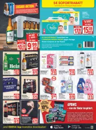 Gazetka promocyjna Edeka - Angebote der Woche - Gazetka - ważna od 26.02 do 26.02.2022 - strona 15 - produkty: arla, Atemschutzmaske, batterie, batterien, Berger, bier, bügel, bügelflasche, burger, Coral, coupon, coupons, creme, deka, eier, feinwaschmittel, feuchttücher, FFP2, flasche, flensburger, gin, gliss, gliss kur, Haftcreme, heineken, hipp, köstritzer, LG, limo, limonade, Maske, pampers, pet-flasche, pils, pilsener, pilsner, radeberger, radeberger pilsner, ring, rwe, schwarzkop, schwarzkopf, shampoo, shampoo oder spülung, sofortrabatt, Softlan, spülung, Ti, tücher, veltins, vita, Vita C, waschmittel, weichspüler