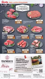 Gazetka promocyjna Famila - Prospekte - Gazetka - ważna od 03.02 do 03.02.2024 - strona 4 - produkty: braten, eis, Elan, ente, fleisch, gewürz, grill, hackfleisch, hirtenkäse, Käse, kasseler, Kasselerbraten, lachs, mango, Nackensteak, nackensteaks, natur, nuss, rel, rind, rinder, rinderhackfleisch, Rinderroulade, rinderrouladen, rouladen, rwe, sac, saft, Schal, Schale, schinken, schwein, schweine, schweinefleisch, Schweinelachs, schweinenacken, steak, steaks, Ti, Tiere, uhr, wein, weine