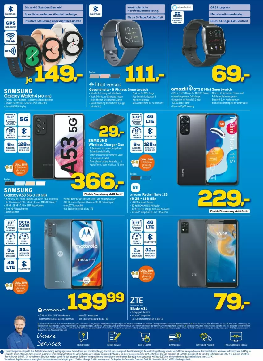 Aktueller Prospekt Euronics - Prospekte - von 29.06 bis 06.07.2022 - strona 4 - produkty: aeg, akku, ente, Gesundheit, GPS, LG, Mode, Samsung, samsung galaxy, Samsung Galaxy A, smartwatch, Sport, tee, Ti, ZTE