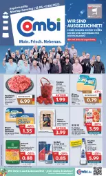 Gazetka promocyjna Combi - Prospekte - Gazetka - ważna od 17.06 do 17.06.2023 - strona 1 - produkty: Becher, bratwurst, butter, deutscher schnittkäse, Dr. Oetker, drink, eimer, eis, elle, energy drink, erde, flasche, fleisch, hackfleisch, hackfleisch gemischt, Käse, lebensmittel, meggle, milram, pasta, puschkin vodka, red bull, reinert, reis, rind, rwe, schnittkäse, schwein, schwein und rind, Streichzart, Ti, tomate, tomaten, vodka, wein, wurst, ZTE