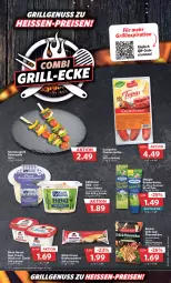 Gazetka promocyjna Combi - Prospekte - Gazetka - ważna od 17.06 do 17.06.2023 - strona 12 - produkty: Becher, brot, butter, campofrio, chorizo, eis, grill, Käse, knoblauch, kräuter, kräuterbutter, kühlmann, LG, meggle, nuss, pfanne, pfannen, pfannenkäse, reis, salat, salate, Schal, Schale, sour cream, Ti, zaziki, ZTE