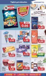 Gazetka promocyjna Combi - Prospekte - Gazetka - ważna od 17.06 do 17.06.2023 - strona 19 - produkty: beutel, dallmayr, discount, eis, eiskonfekt, frucht, früchte, fruchtgummi, kaffee, knoppers, konfitüre, kräuter, lebensmittel, mac, milka, milka schokolade, mövenpick, mövenpick kaffee, ovomaltine, reis, riegel, schoko, schokolade, tee, Ti, trolli, trolli fruchtgummi, zentis, ZTE