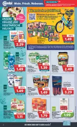 Gazetka promocyjna Combi - Prospekte - Gazetka - ważna od 17.06 do 17.06.2023 - strona 8 - produkty: alpro, angebot, angebote, Becher, bier, Biere, bio, bresso, creme, dell, drink, drinks, eier, eis, Fahrrad, friesischer hirtenkäse, frischkäse, gutfried, hirtenkäse, Kamin, Käse, käsescheiben, Kinder, Kinderfahrrad, mac, Mode, nuss, pute, reinert, reis, rohschinken, rügenwalder, salami, salat, Salatwürfel, schinken, schinken spicker, sim, soya, Ti, Vegeta, würfel, wurst, ZTE