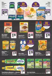 Gazetka promocyjna Edeka - Angebote der Woche - Gazetka - ważna od 02.07 do 02.07.2022 - strona 15 - produkty: ACC, Ben’s Original, beutel, böklunder, Brühe, cocktail, eier, ente, flasche, gin, hollandaise, knorr, maggi, mayonnaise, miracel, miracel whip, remoulade, salat, sauce, saucen, suppe, suppen, tee, thomy, Ti, Yo, Zelt