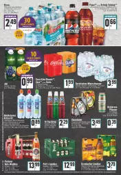 Gazetka promocyjna Edeka - Angebote der Woche - Gazetka - ważna od 02.07 do 02.07.2022 - strona 18 - produkty: Alwa, auer, aust, bier, clausthaler, coca-cola, cola, elle, fanta, flasche, gerolsteine, gerolsteiner, getränk, getränke, gin, krombache, krombacher, krone, limo, Limobier, mango, maracuja, mineralwasser, natur, natürliches mineralwasser, orange, Paula, paulaner, pepsi, radler, rel, Schwip Schwap, sirup, steiner, tee, Ti, vitrex, wasser, zitrone