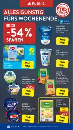 Gazetka promocyjna AldiSud - IN ZWEI WOCHEN - Gazetka - ważna od 02.12 do 02.12.2023 - strona 24 - produkty: Alpenhain, alpro, Becher, burger, camembert, cheddar, creme, deli reform, eis, feinjoghurt, gin, gouda, joghur, joghurt, Käse, kerrygold, LG, maracuja, mövenpick, natur, naturjoghurt, pfirsich, reis, Ti, weihenstephan