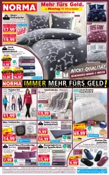 Gazetka promocyjna Norma - Norma - Gazetka - ważna od 25.11 do 25.11.2024 - strona 1 - produkty: aufbewahrungstasche, Bau, baumwolle, Bebe, beere, beleuchtung, bett, Betttuch, bettwäsche, boxspringbett, Coral, decke, eis, elle, ente, erde, Funkwecker, gin, jersey-spannbetttuch, kissen, kuscheldecke, LG, mikrofaser, Mode, ndk, orchidee, Pantoffeln, popcorn, Pyjama, reis, Ria, ring, schuhe, spannbetttuch, Tasche, Ti, Tipi, tisch, topper, tuc, weck, wolle, ZTE