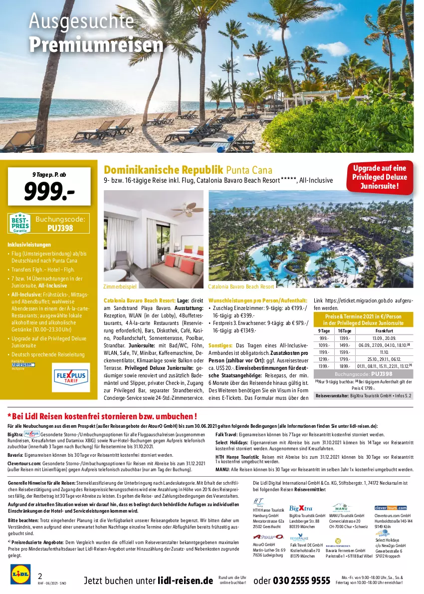 Aktueller Prospekt Lidl - Monatliche-Reisehighlights - von 27.05 bis 27.07.2021 - strona 2