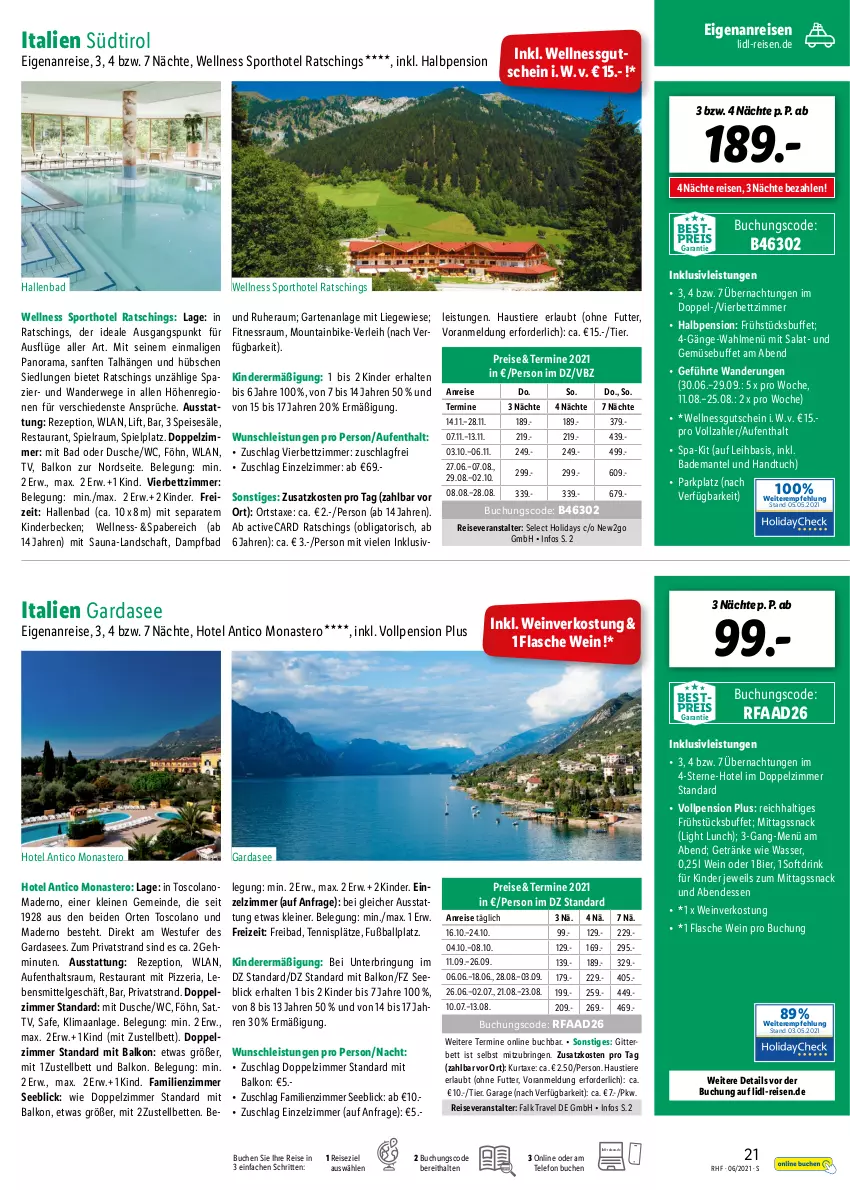 Aktueller Prospekt Lidl - Monatliche-Reisehighlights - von 27.05 bis 27.07.2021 - strona 21