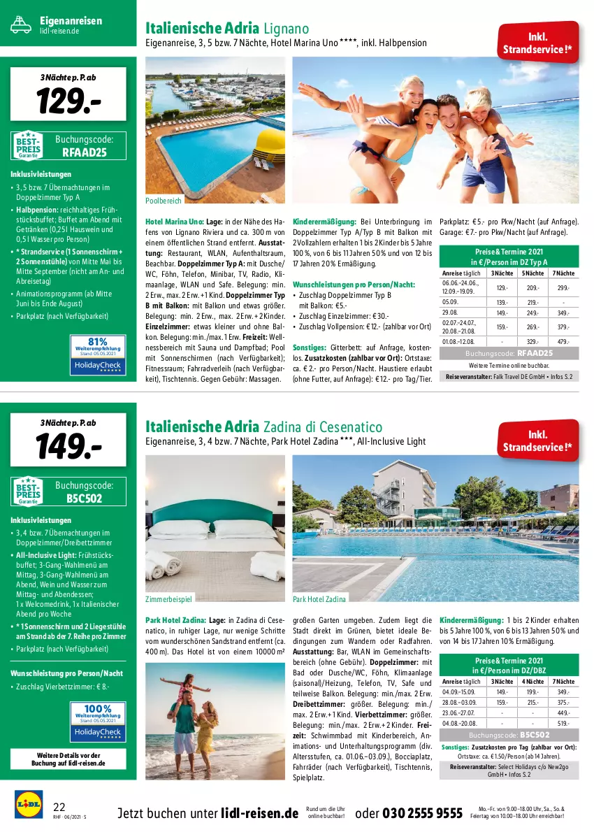 Aktueller Prospekt Lidl - Monatliche-Reisehighlights - von 27.05 bis 27.07.2021 - strona 22