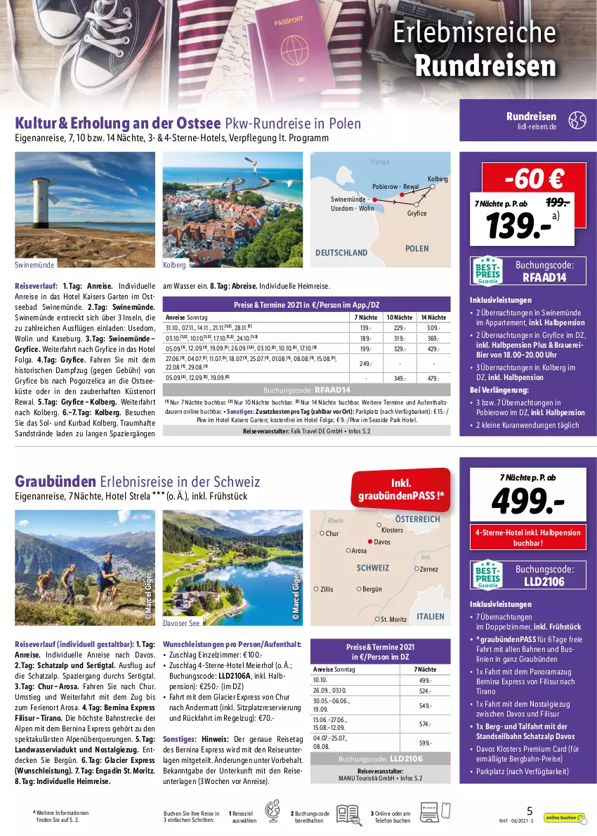 Aktueller Prospekt Lidl - Monatliche-Reisehighlights - von 27.05 bis 27.07.2021 - strona 5