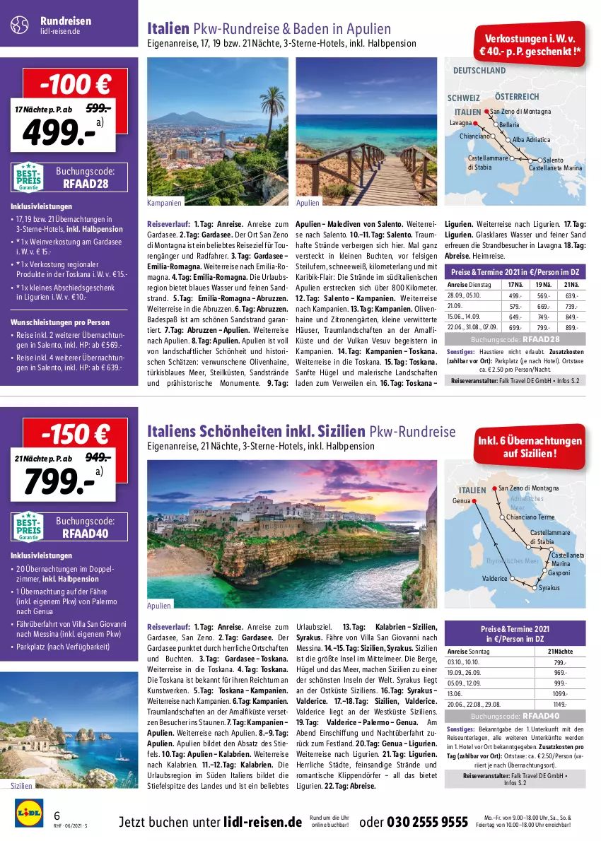 Aktueller Prospekt Lidl - Monatliche-Reisehighlights - von 27.05 bis 27.07.2021 - strona 6