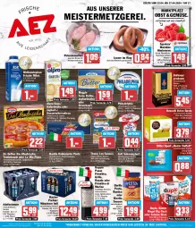 Gazetka promocyjna Aez - Prospekte - Gazetka - ważna od 27.04 do 27.04.2024 - strona 1 - produkty: adelholzener, alkohol, alpro, barilla, Becher, beere, beeren, buch, butter, dallmayr, dallmayr prodomo, dessert, die ofenfrische, dolce gusto, doppio passo, Dr. Oetker, drink, drinks, duplo, eis, filet, flasche, frische milch, frucht, glasflasche, grill, grillo, hacker pschorr, hafer, Haferdrink, himbeer, himbeere, himbeeren, Holz, italienische pasta, joghur, joghurt, Kinder, kinder riegel, lyoner, meggle, Meister, milch, minutenschnitzel, Nescafé, obst, Ofen, passo, pasta, pesto, philadelphia, primitivo, prodomo, pute, reis, riegel, ring, ritter, ritter sport, rosato, sahne, Sahnejoghurt, sauce, saucen, schnitzel, schoko, soja, Sport, Streichzart, thomy, thomy les sauces, Ti, tisch, tradizionale, weihenstephan, Yo, zott, ZTE