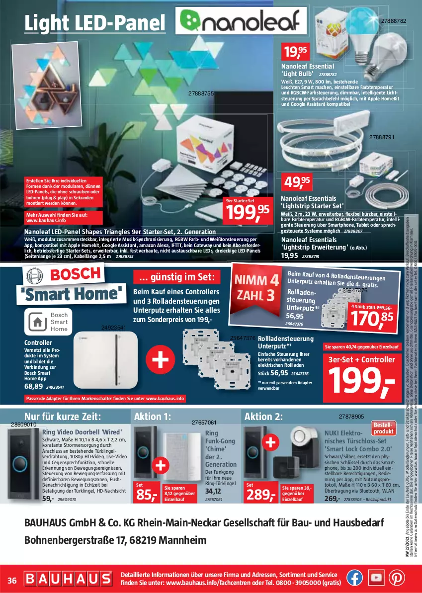 Aktueller Prospekt Bauhaus - Prospekte - von 03.07 bis 31.07.2021 - strona 36