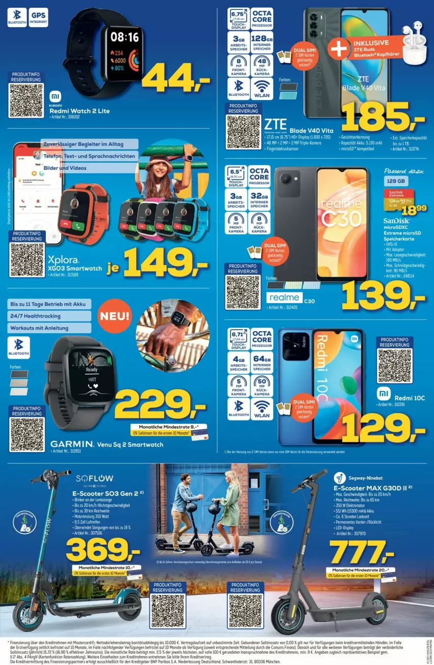 Aktueller Prospekt Euronics - Prospekte - von 12.10 bis 19.10.2022 - strona 8 - produkty: akku, bett, eis, ente, garmin, LG, microsd, reis, scooter, sim, smartwatch, Sport, Ti, vita