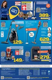 Gazetka promocyjna Euronics - Prospekte - Gazetka - ważna od 19.10 do 19.10.2022 - strona 12 - produkty: aeg, angebot, angebote, Behälter, bodenstaubsauger, Cap, Dyson, elle, ente, espresso, Handy, kaffee, karcher, krups, milch, Schal, staubsauger, Ti, uhr