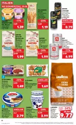 Gazetka promocyjna Kaufland - Prospekt - Gazetka - ważna od 16.08 do 16.08.2023 - strona 12 - produkty: Amarenakirschen, angebot, Becher, beutel, blätterteig, bohne, bohnen, cantuccini, cin, classico, dessert, doppelrahmstufe, espresso, filterkaffee, frischkäse, galbani, grissini, kaffee, kaffee ganze bohnen, kakao, Käse, kirsch, kirsche, kirschen, lavazza, limo, limonade, mandel, mandeln, mascarpone, mojito, mousse, oder espresso, schoko, sirup, Soda, Spezi, Ti, tiramisu, tuc, ZTE