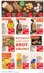 Gazetka promocyjna Kaufland - Prospekt - Gazetka - ważna od 16.08 do 16.08.2023 - strona 31 - produkty: angebot, angebote, auer, backwaren, baguette, ball, berliner, beutel, blume, blumen, brot, brötchen, burger, decke, eier, eis, elle, frucht, geback, gin, HP, knäckebrot, korn, kuchen, mac, mehl, Meister, mestemacher, milch, mit frucht, natur, nuss, Ofen, Pfannkuchen, Pumpernickel, quinoa, rezept, sandwich, schnitten, sonnenblume, sonnenblumen, Sonnenblumenkerne, sonnenblumenkernen, Spezi, steinofen, Ti, tisch, toast, vita, weizenbrötchen, weizenmehl