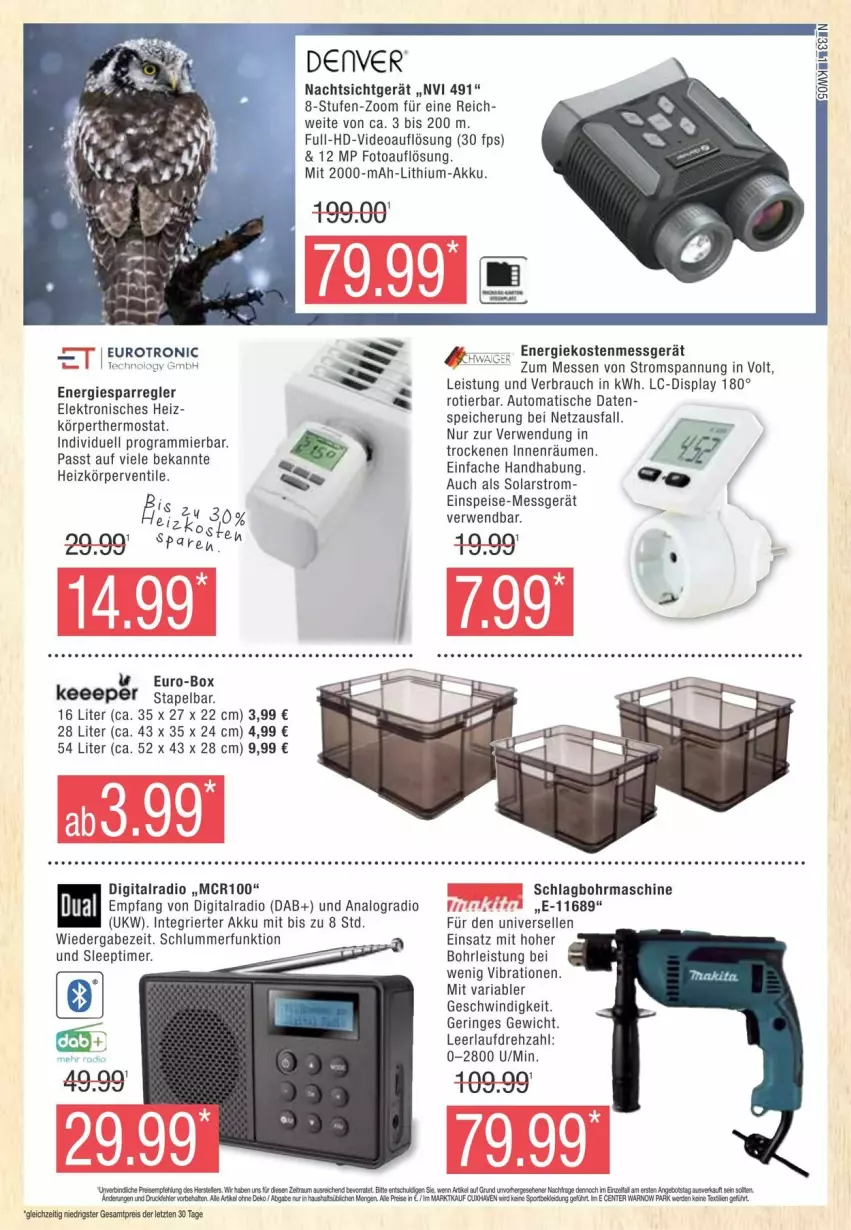 Aktueller Prospekt Edeka - Prospekte - von 27.01 bis 03.02.2024 - strona 33 - produkty: akku, ariel, auto, deo, eis, Elektro, elle, ente, Radio, Rauch, reis, Ria, ring, rwe, schlagbohrmaschine, thermostat, Ti, timer, tisch, ZTE