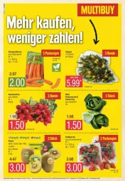 Gazetka promocyjna Edeka - Prospekte - Gazetka - ważna od 03.02 do 03.02.2024 - strona 6 - produkty: beere, beeren, erdbeere, erdbeeren, jumbo, kiwi, möhren, radieschen, Romanasalat, salat, snack, Ti